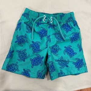 GAP Kids Sea Turtle Print Shorts - Teal